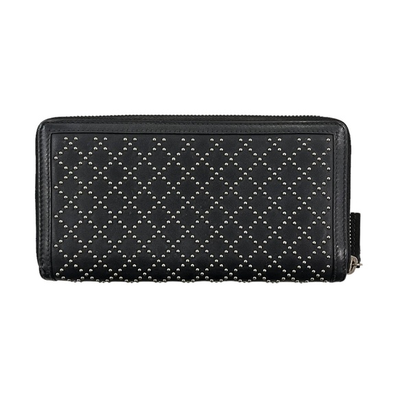 Gucci Studded Diamanté Continental Zip Around Wallet - Picture 2 of 7